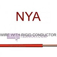 wire with rigid conductor